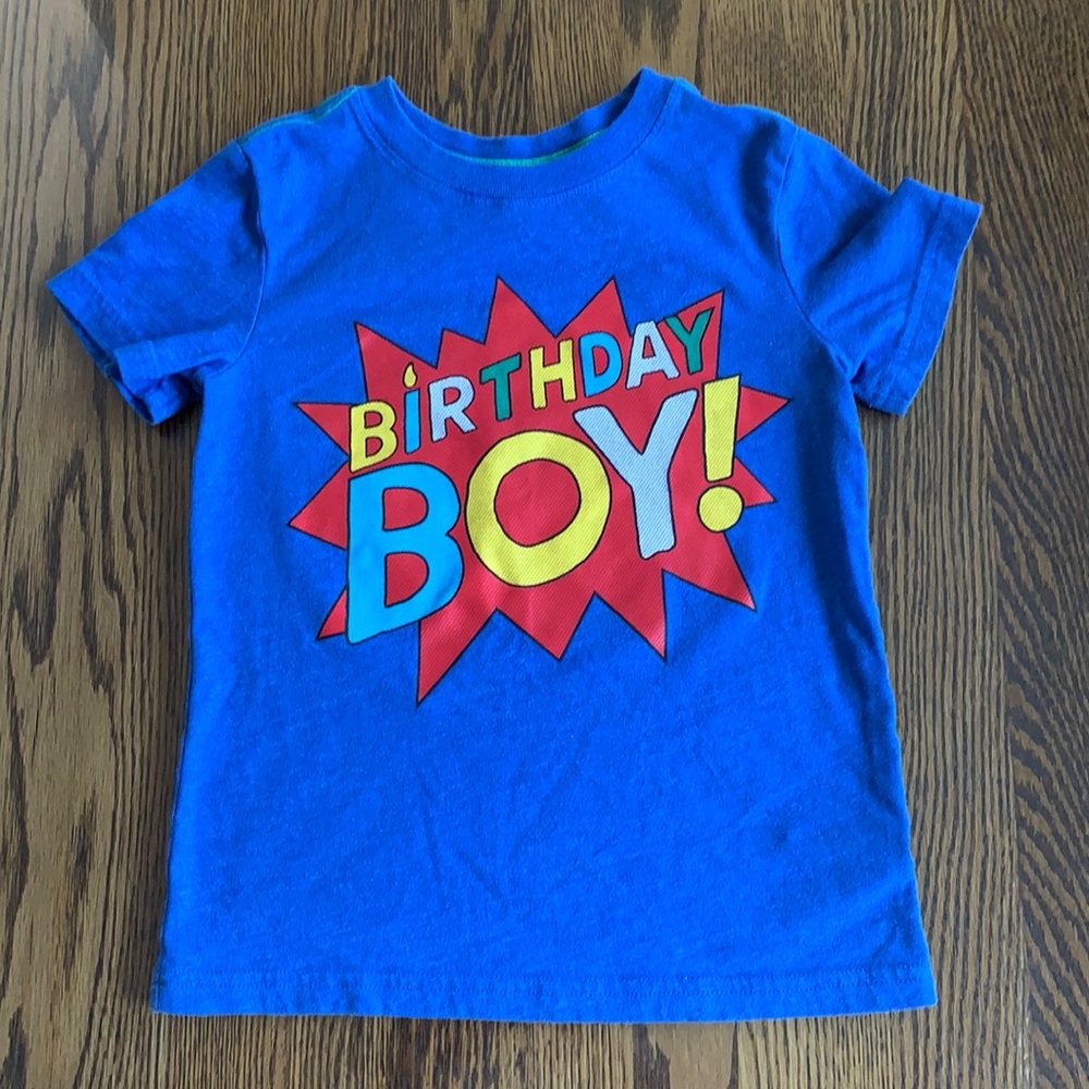 Size 5 Birthday Boy shirt